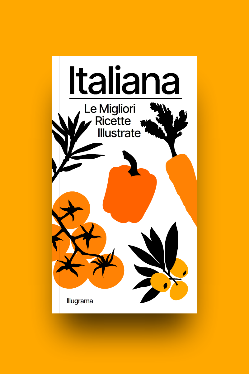 Best Italian Recipes - Book Cover Design by Illugrama