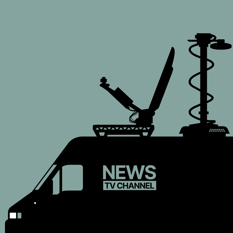 Bbroadcast TV Van - Modern Design by Illugrama