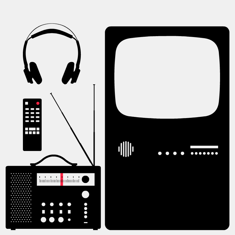 Television and Radio Design - Flat Illustration Style by Illugrama