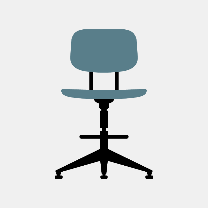 Classic Chair Design - Flat Illustration Style by Illugrama