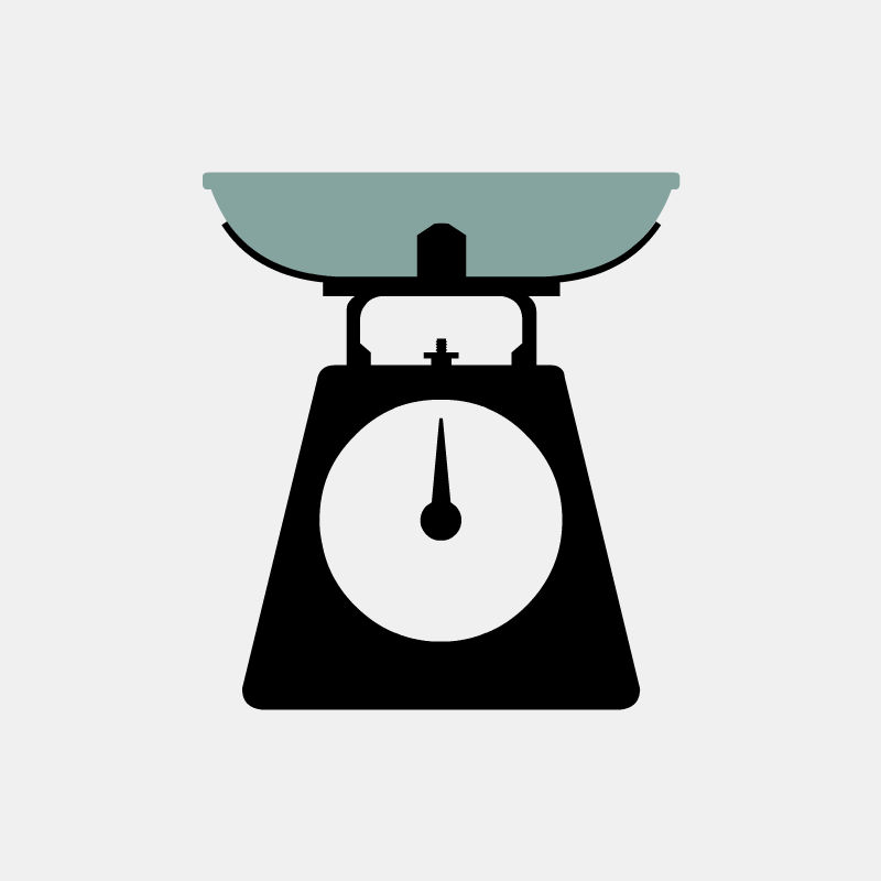 Kitchen Scale - Minimalist Design by Illugrama