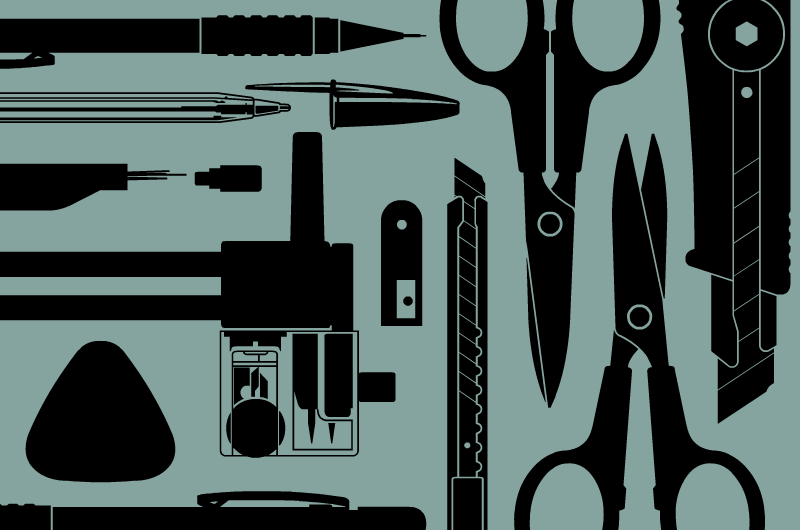 Designer Tools - Minimalist Illustration by Illugrama