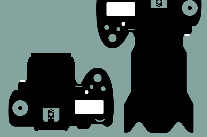 Reflex Photo Camera - Vector Design by Illugrama
