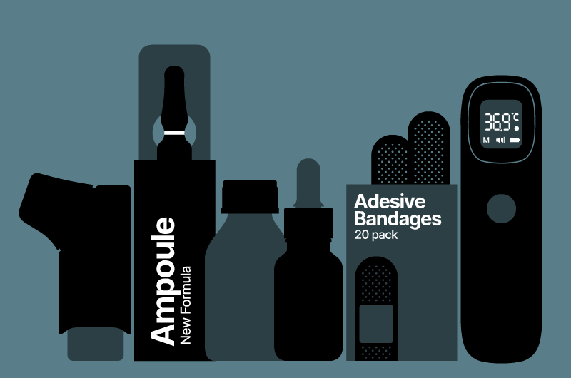 Medicine Pills Health Care - Flat Illustration by Illugrama