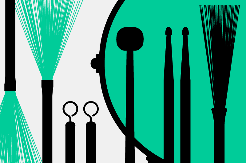 Drum Sticks - Modern Design by Illugrama