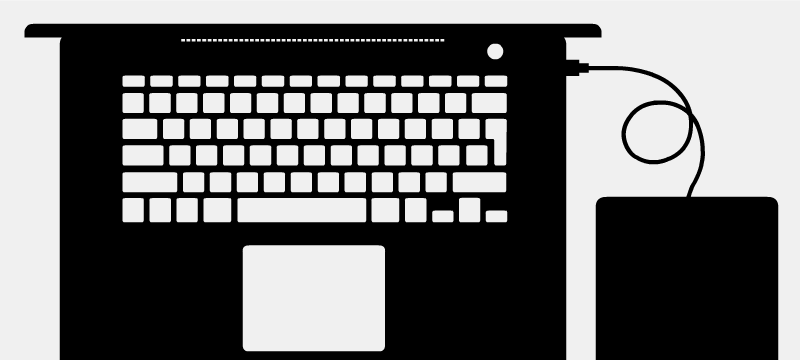 Laptop Keyboard - Vector Illustration by Illugrama