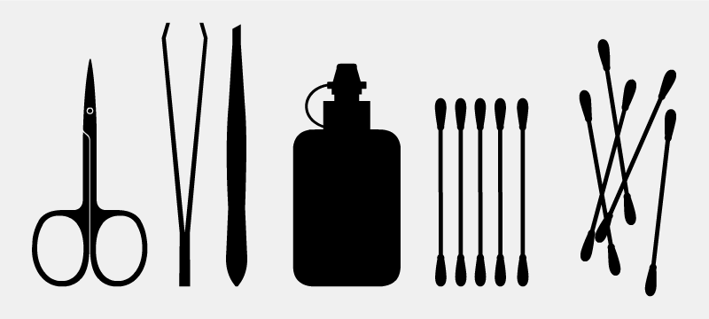 First aAid Medical Kit - Graphic Silhouette by Illugrama